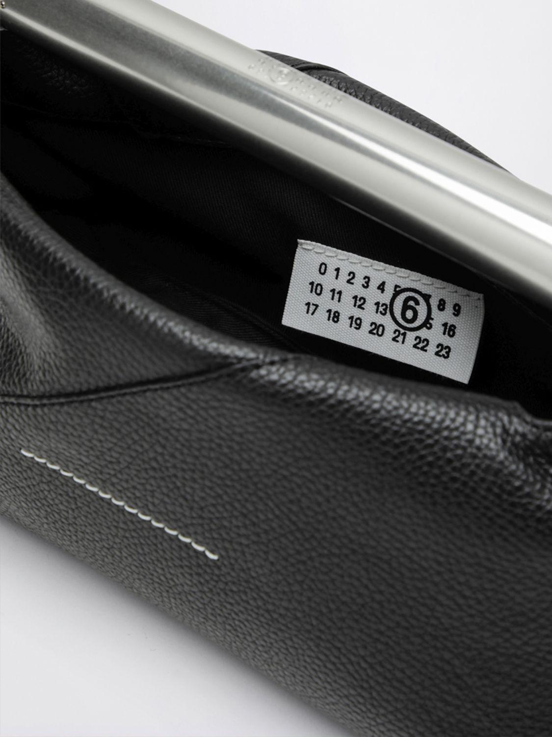Maison Margiela Black Leather Tote Clutch Bag
