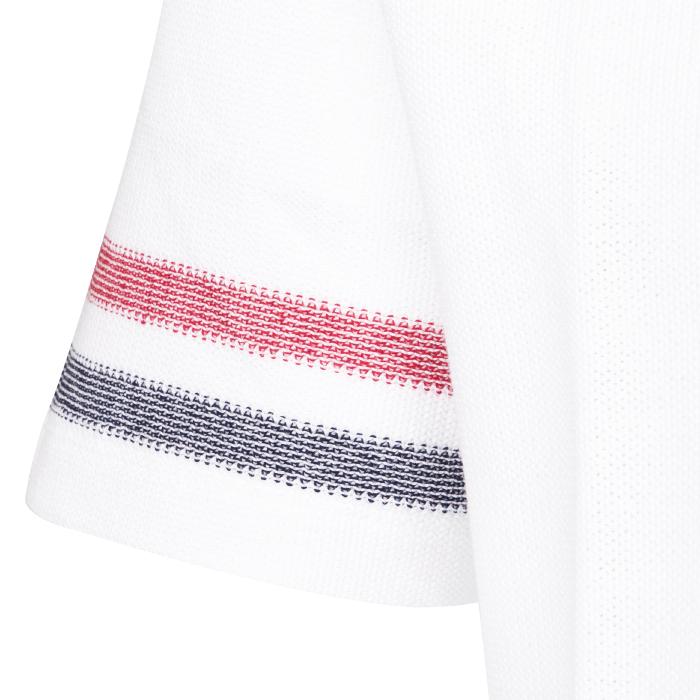 THOM BROWNE Men’s Textured Stripe Short Sleeve T-Shirt