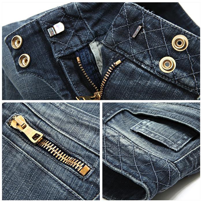 Balmain Women’s Biker Skinny Denim Jeans 5162 134N C3180