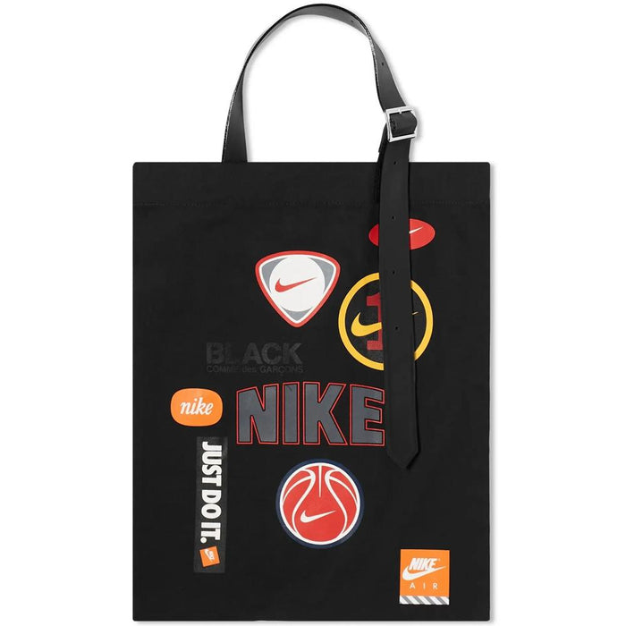 Nike Comme des Garçons Logo Shoulder Bag Black Canvas 1M K201 052 1