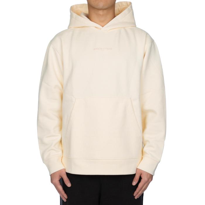 Maison Kitsune Men’s Logo Fleece Hoodie Gray