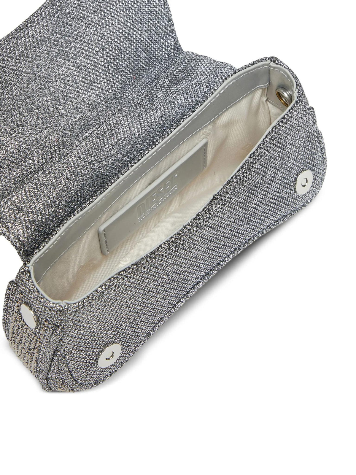 DIESEL Black Leather Clutch Bag