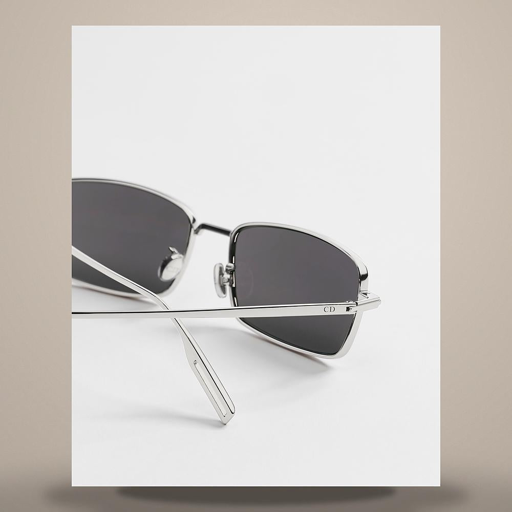 DIOR Gray Rectangular Sunglasses DiorBlacksuit S21U SUTS21FXR F0A0