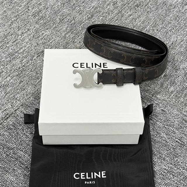 CELINE Triomphe Canvas Medium Belt 45AKA2ACO 38SI