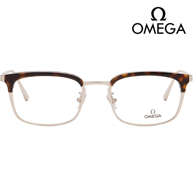 OMEGA Retro Half-Rim Eyeglass Frame Unisex OM5010H 052