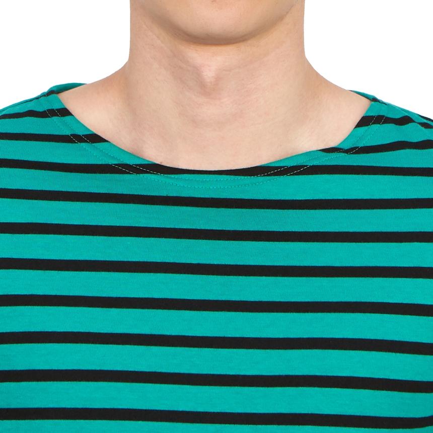 Saint James Levant Short Sleeve T-Shirt Unisex Absinthe Noir