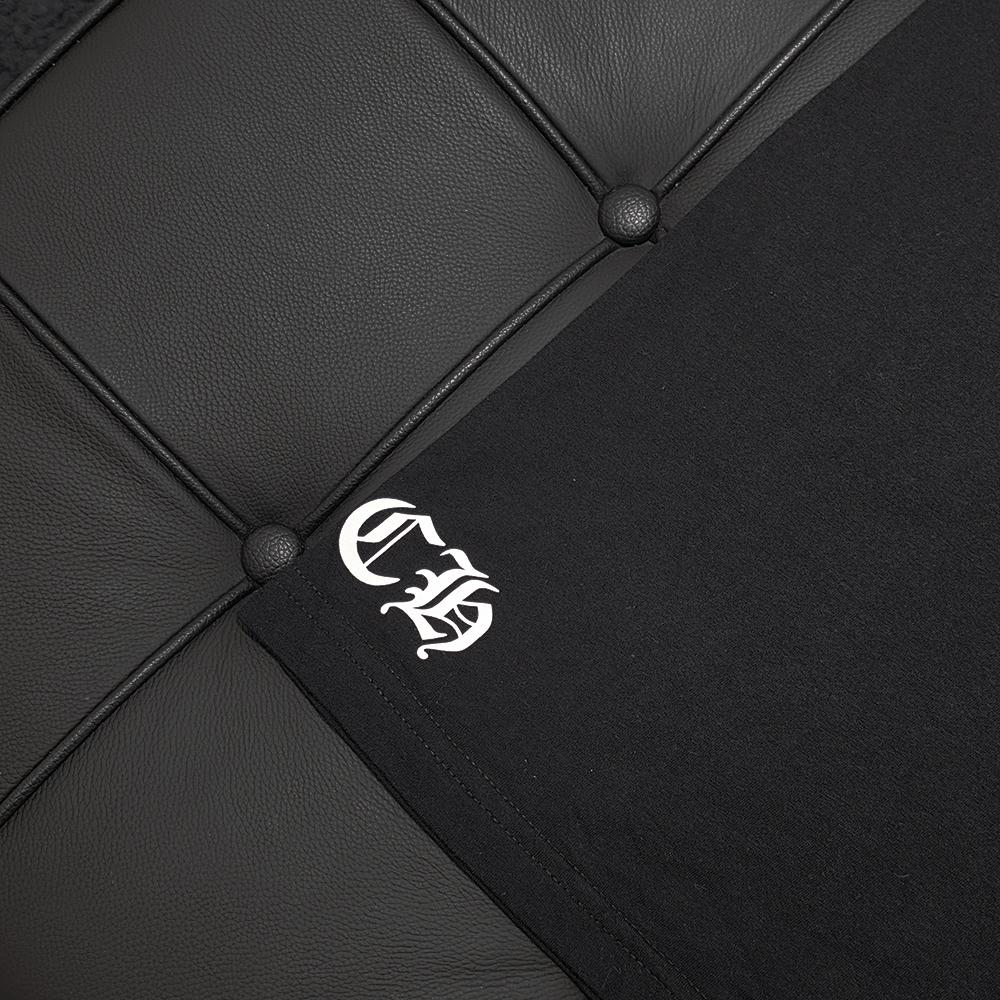 Chrome Hearts Black White Matty Boy Back Logo Lettering Print T-Shirt
