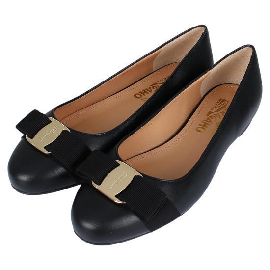 Ferragamo Leather Ballet Flats 01I744775746D DOM