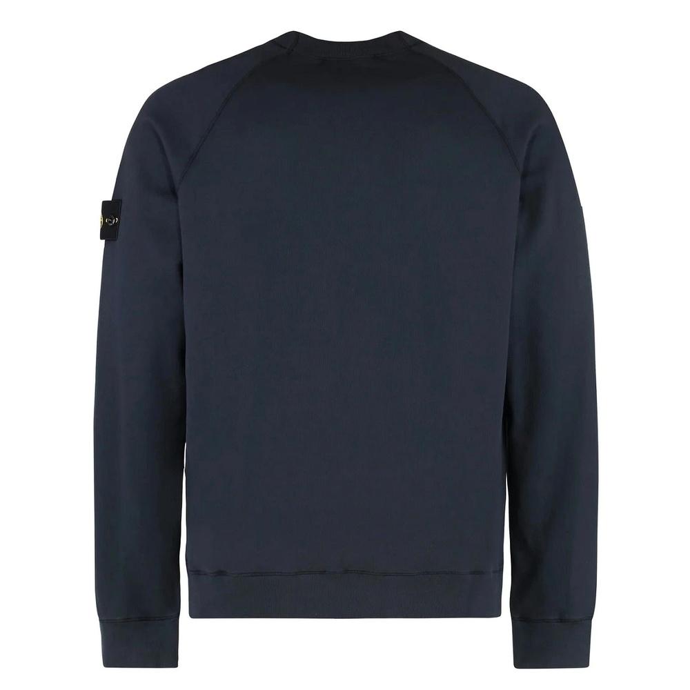 STONE ISLAND Cotton Fleece Crewneck Sweatshirt for Men