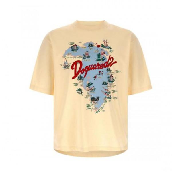 Dsquared2 Aloha Souvenir Loose Fit T-Shirt