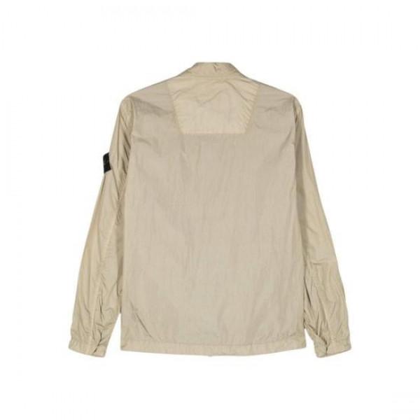 STONE ISLAND Crinkle Reps R-NY Overshirt Jacket Regular Fit Navy