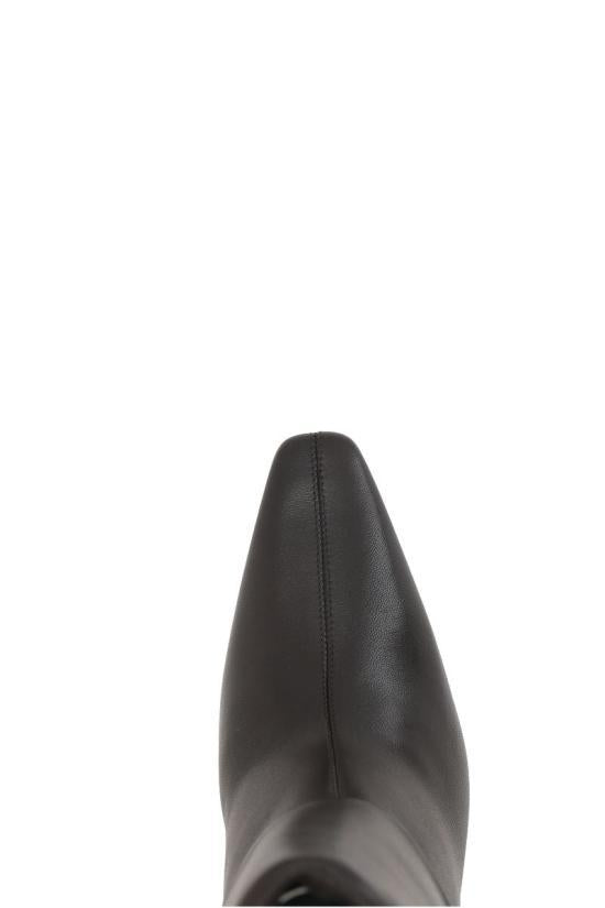 Saint Laurent Niki Smooth Leather Boots Eagle Brown