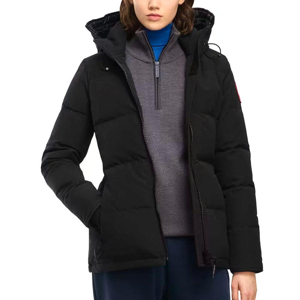 Canada Goose Chelsea Parka Hooded Down Jacket Black