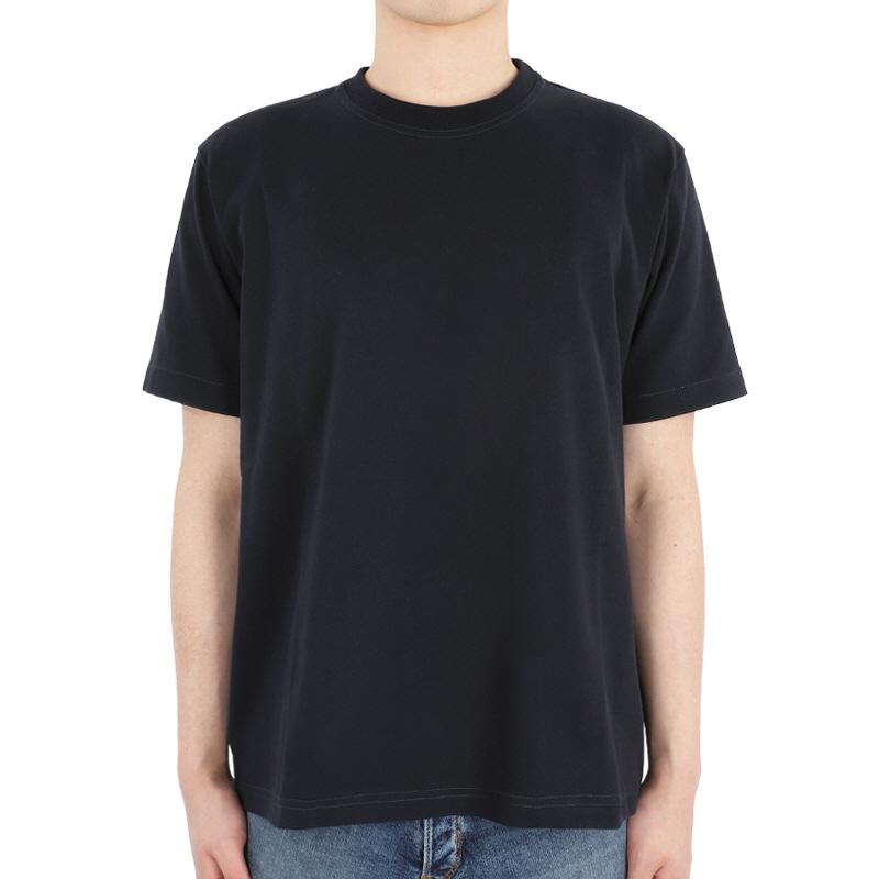 Bottega Veneta Navy Cotton Short Sleeve T-Shirt for Men