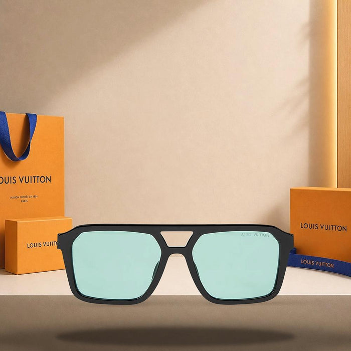 Louis Vuitton LV Heat Pilot Square Sunglasses Geometric Silhouette
