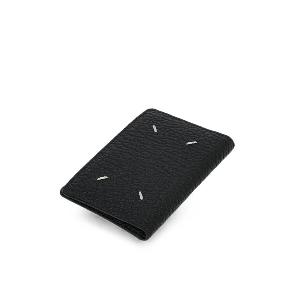 Maison Margiela Black Leather Bifold Wallet