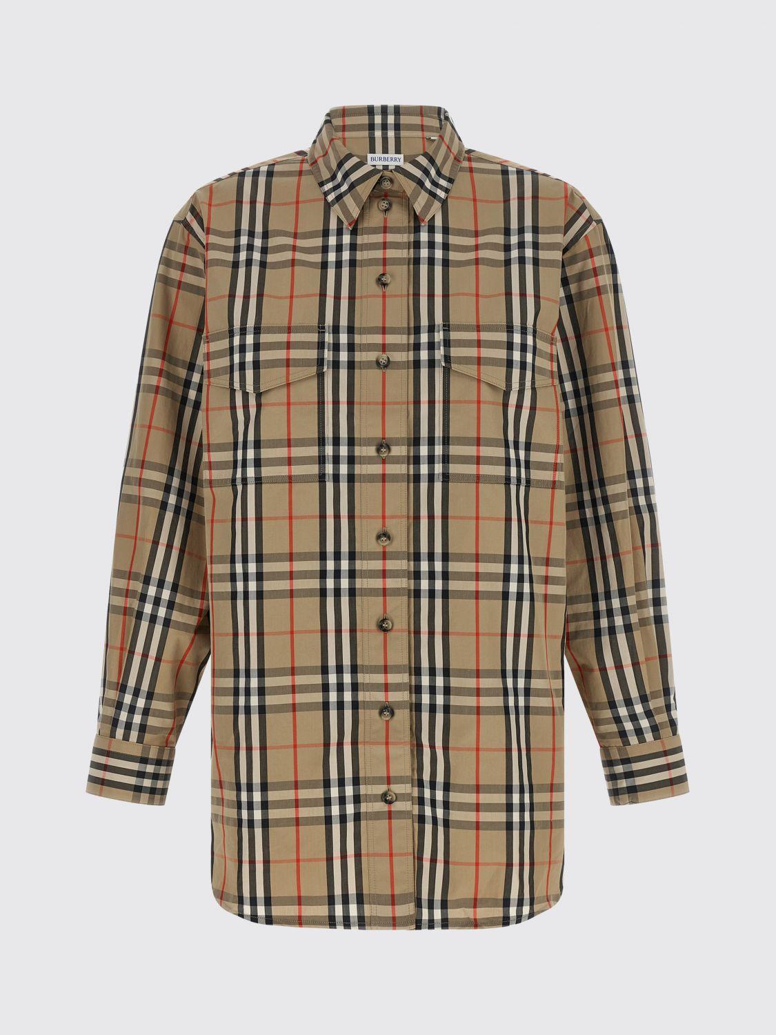 BURBERRY Long Sleeve Button-Up Shirt