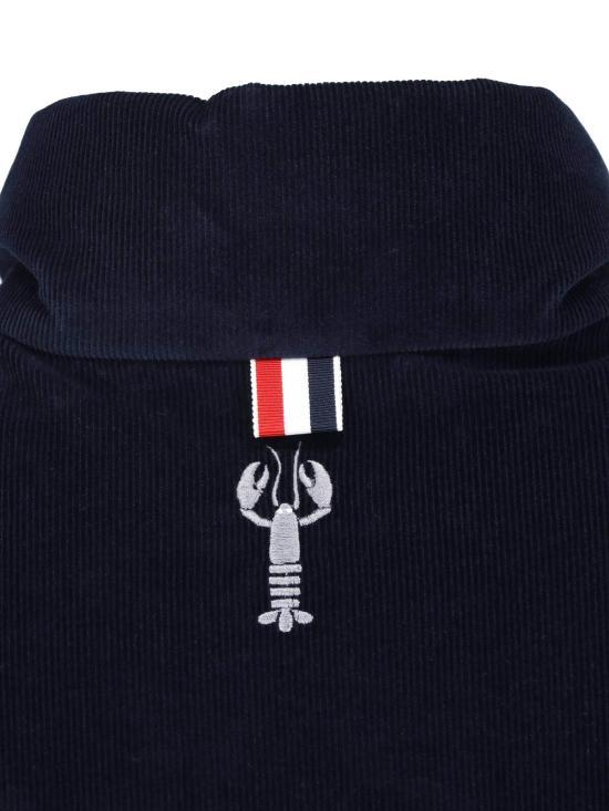 THOM BROWNE Navy Down Puffer Jacket Men