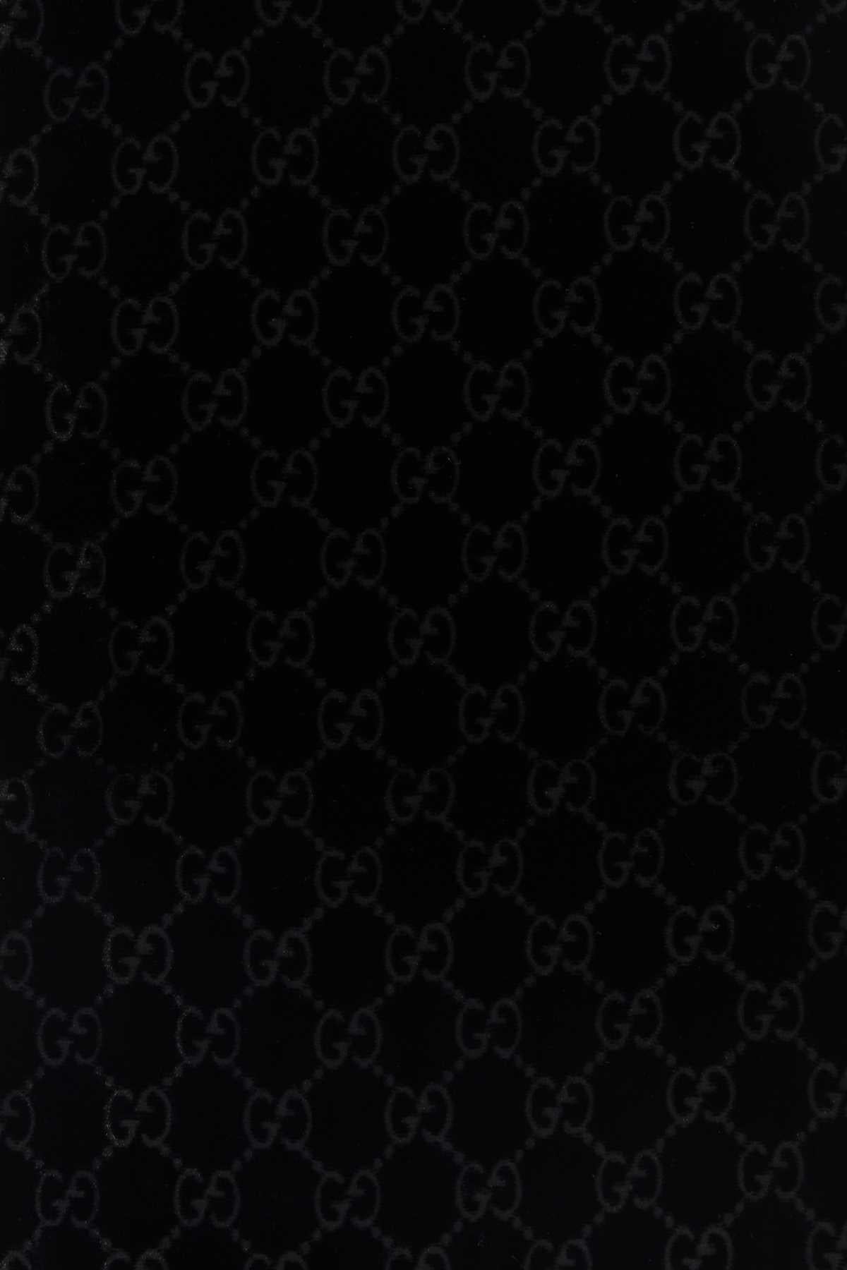 GUCCI Black Wool Scarf