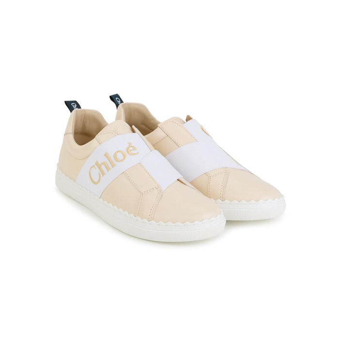 Chloe Women's Logo Embroidered Slip-On Low Top Sneakers