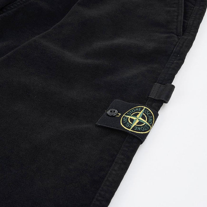 STONE ISLAND Men’s Moleskin Multi-Pocket Classic Pants Black