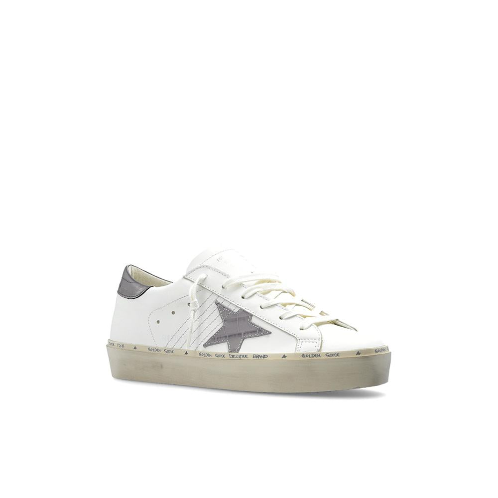 GOLDEN GOOSE High Star Low-Top Sneakers Women White Leather