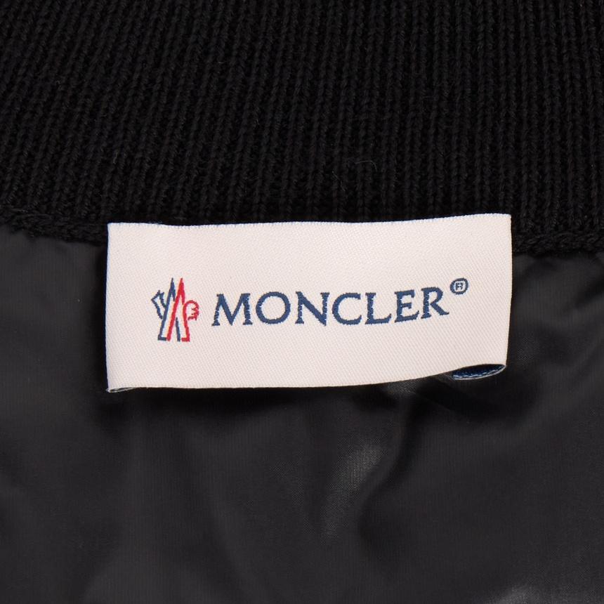 Moncler Women’s Padded Zip-Up Cardigan Black Knit