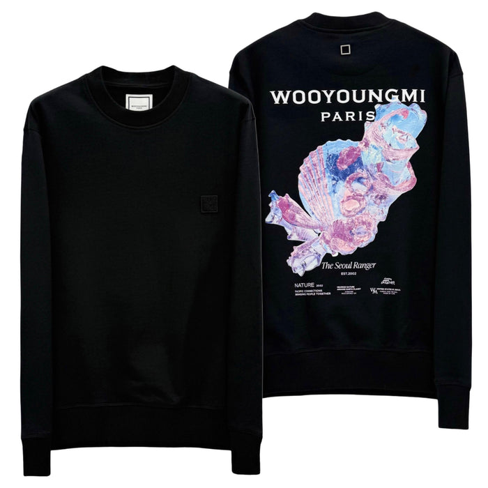 WOOYOUNGMI 3D Coral Back Logo Sweatshirt W251TS25723B