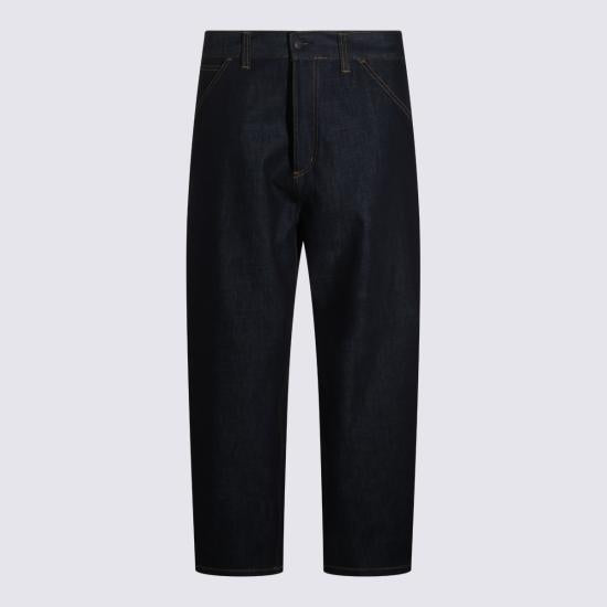 CARHARTT WIP Blue Rinsed Denim OG Single Knee Pants for Men