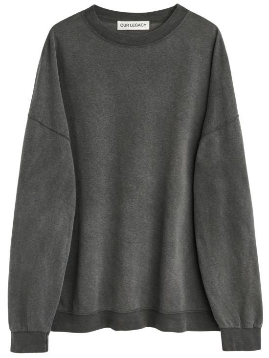 OUR LEGACY Washed Black SLACK Sweatshirt