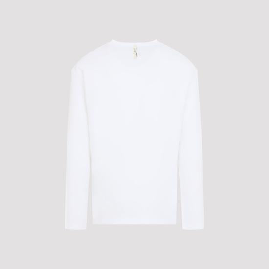 JACQUEMUS White Long Sleeve Sweatshirt Top