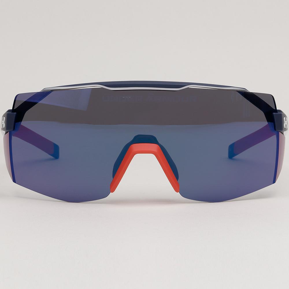 Under Armour Blue Mirror Sports Sunglasses Running Cycling Softba UA SQUAD WIRB3