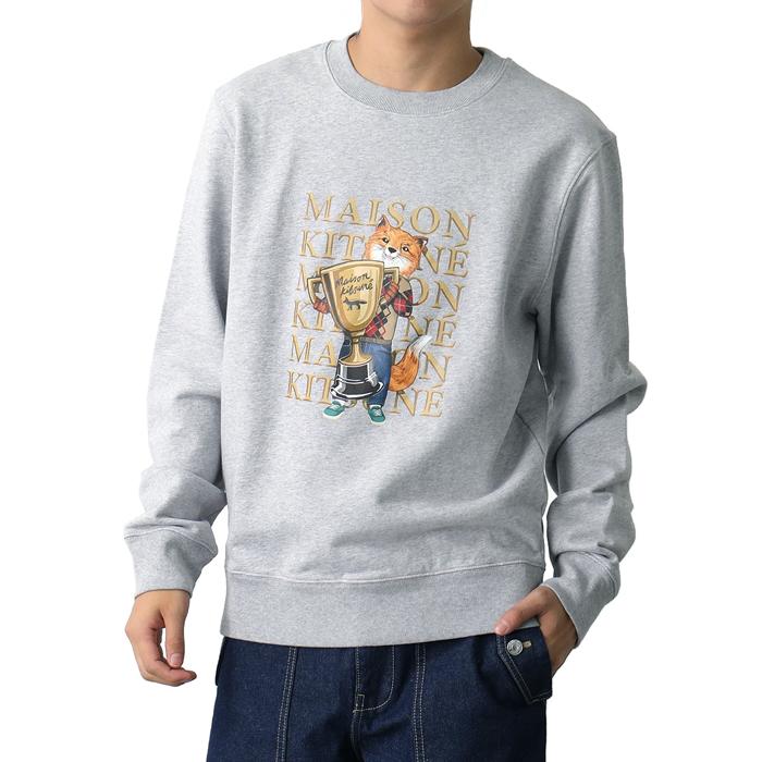 Maison Kitsune Fox Champion Logo Men’s Sweatshirt