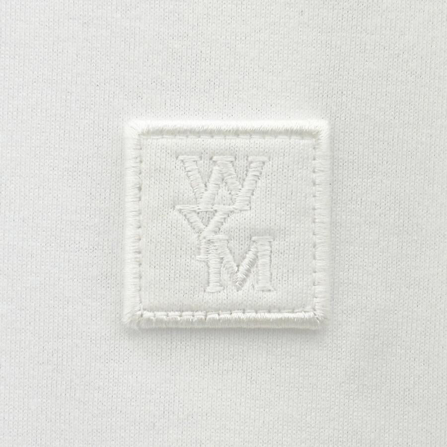 WOOYOUNGMI White Back Logo Cotton Long Sleeve T-Shirt