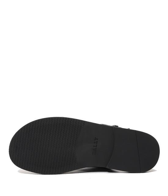 BALLY Black Leather Sandals/Slippers 602668 24044 F000