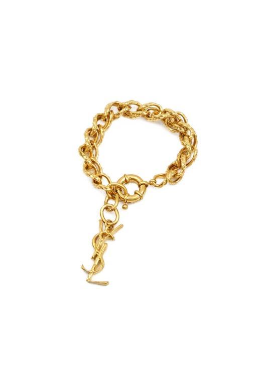 Saint Laurent Gold Chain Bracelet 840629 Y15008060