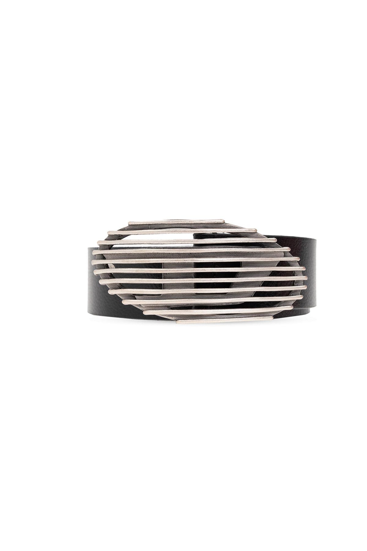 DIESEL D Logo Unisex Black Belt X09824 P0685 T8013