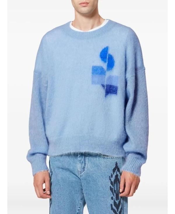 Isabel Marant DRANY Mohair Crewneck Sweater for Men