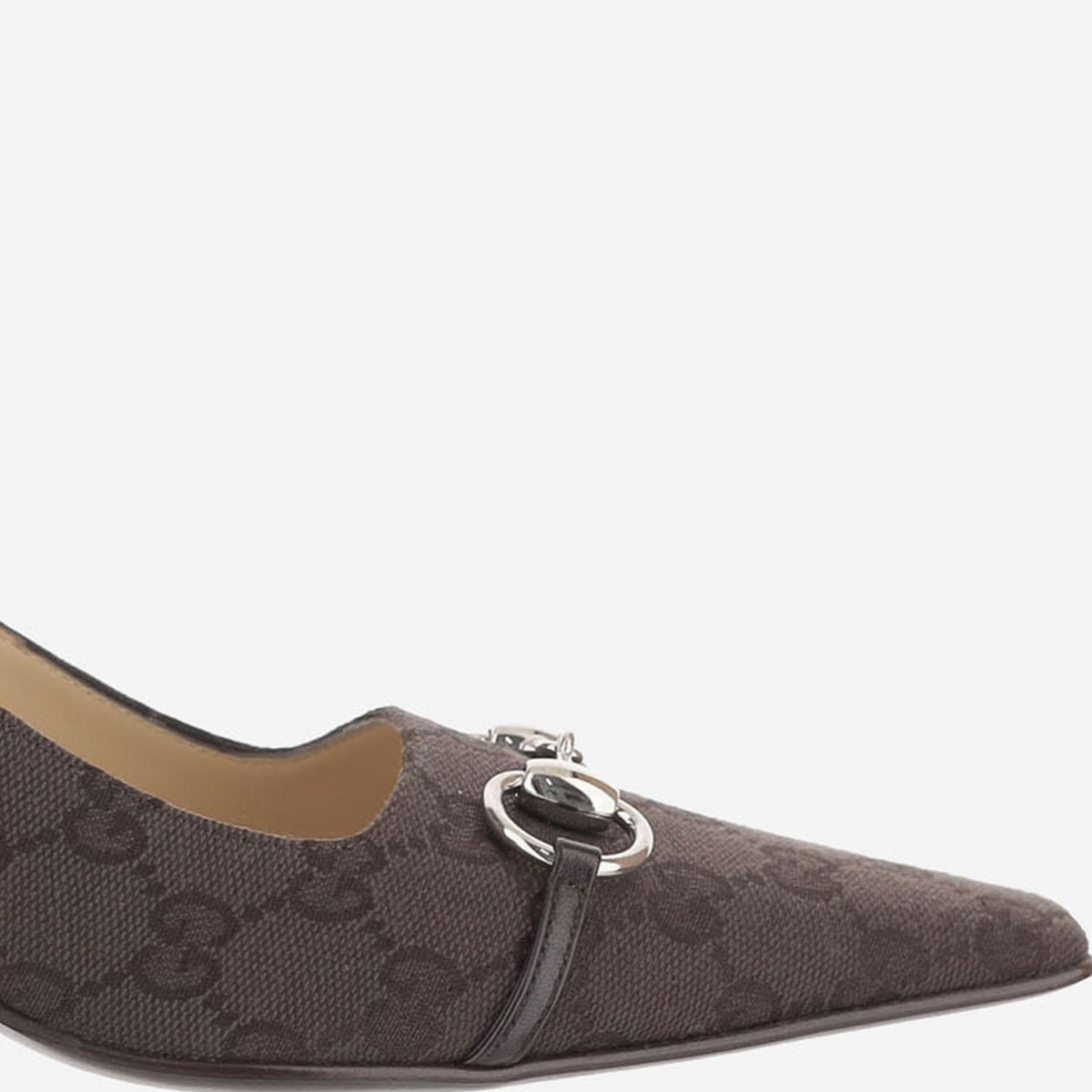 GUCCI Black Leather Mary Jane Pumps