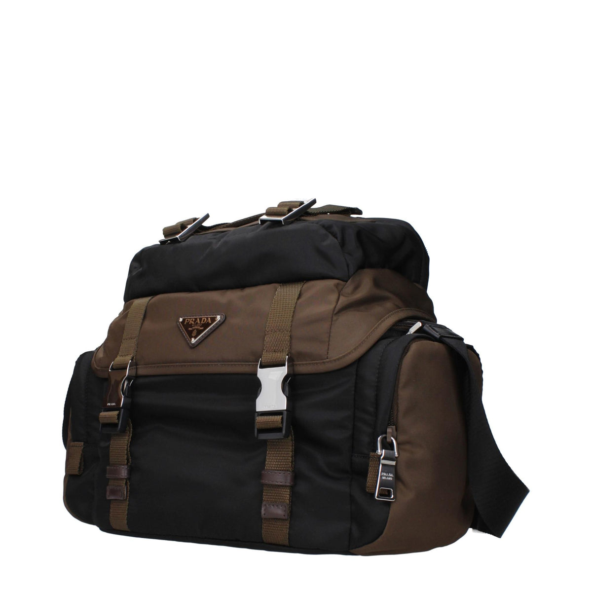 PRADA Black Nylon Crossbody Bag