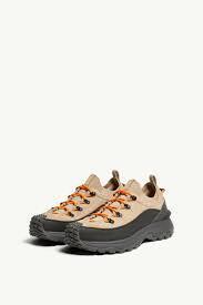 Moncler Light Brown Leather Sneakers Men’s