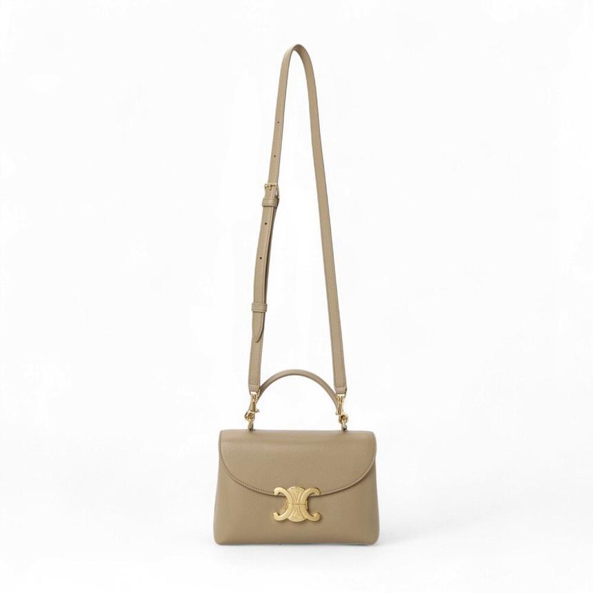 CELINE Teen Nino Women’s Leather Tote Bag Cream