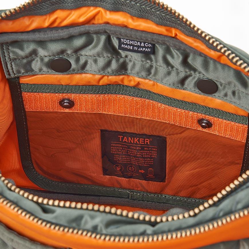 PORTER Tanker Large Shoulder Bag Black Nylon Crossbody Unisex