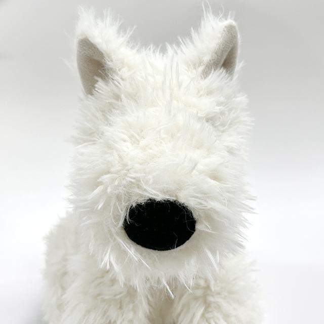 jELLYCAT Monroe Scottie Dog Keyring White Accessory