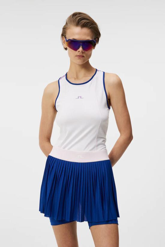 J LINDEBERG Sleeveless T-Shirt Women’s Top AWJT100550000 WHITE DOM