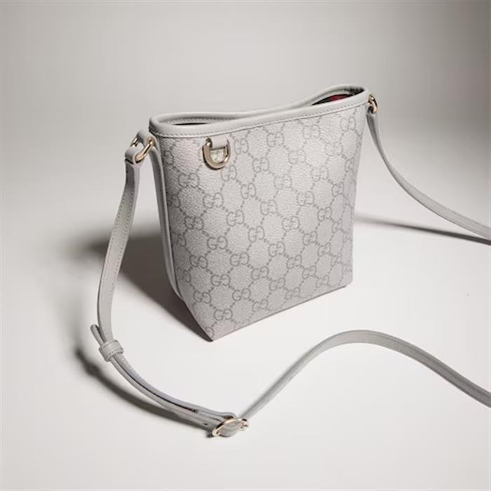 GUCCI GG Emblem Nano Bucket Bag Shoulder Bag