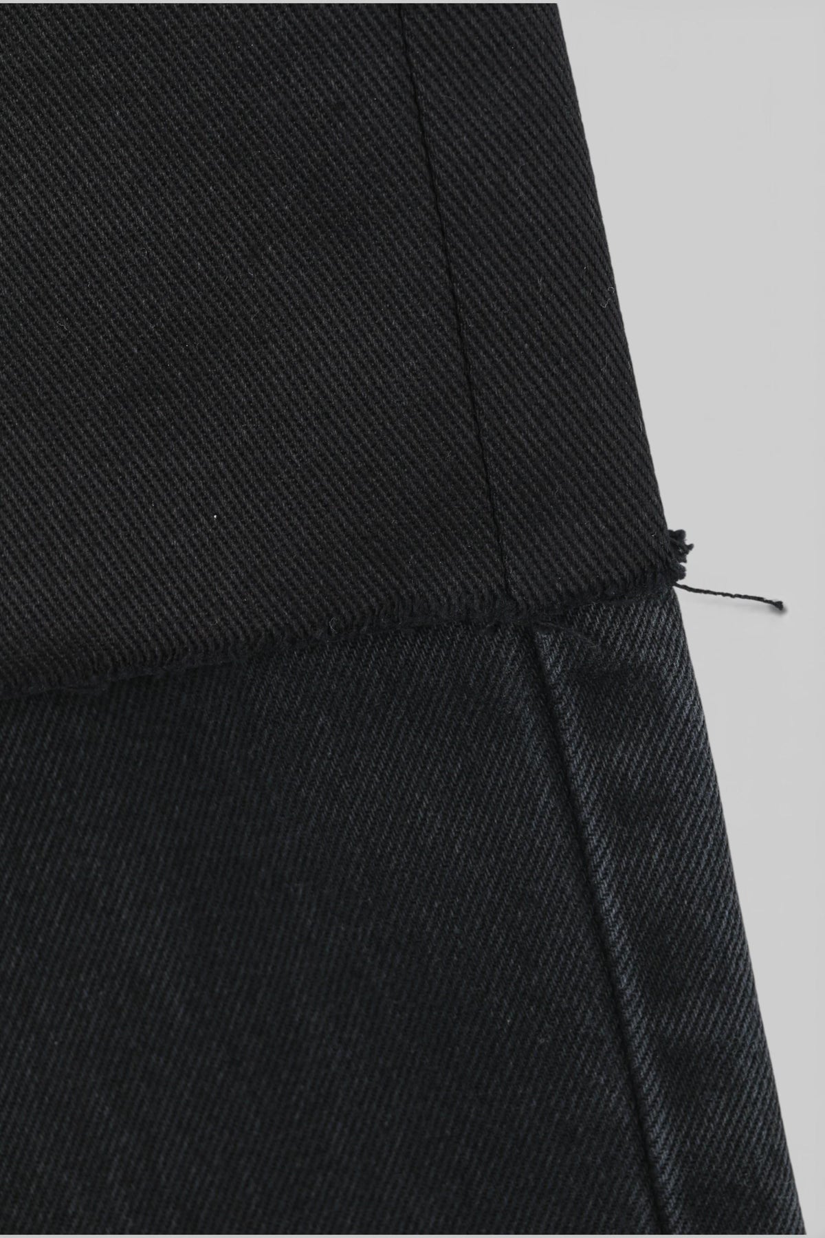 Raf Simons Men's Black Slim Fit Double Destroyed Denim Jeans 202 311 10130 00099