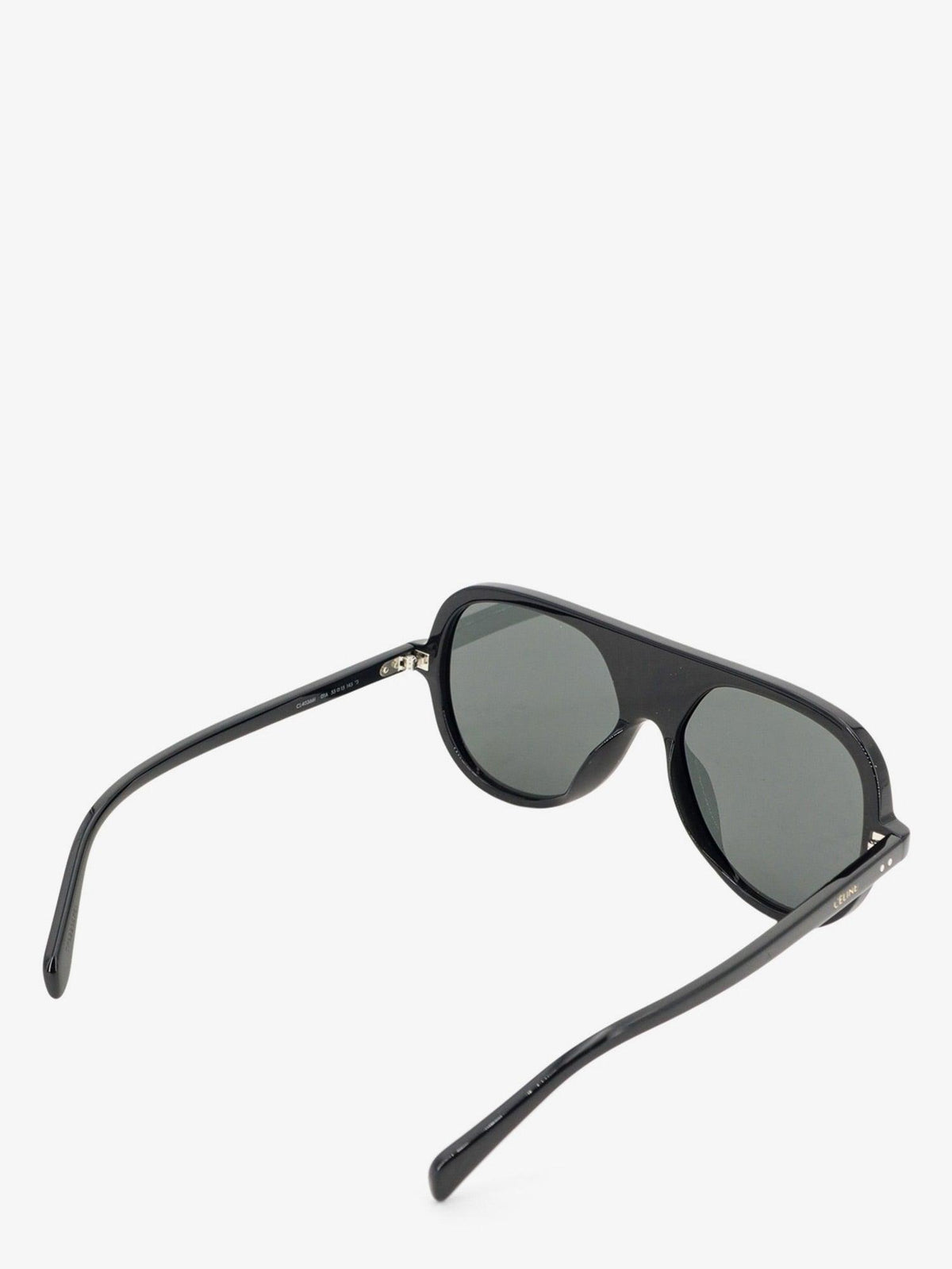 CELINE Black Acetate Rectangle Sunglasses for Men