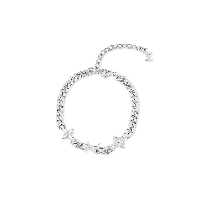 Louis Vuitton Men's Monogram Chain Bracelet M1407A