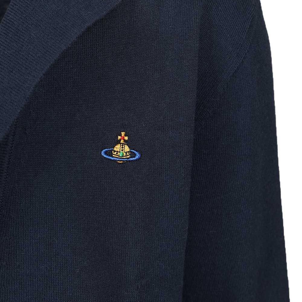 Vivienne Westwood Navy SAMUEL Knit Cardigan for Men 2701002M Y001V K410